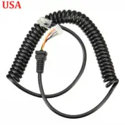 Mic Microphone Cord Cable for Yaesu Vertex MH-48A6J MH-42B6J FT-1500,FT-1500M