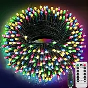 Christmas Lights Fairy String Lights Indoor Outdoor USB with Remote Control 10m 20m Dark Green Wire String Lights 100/200 LEDs 17Key Remote Controller Cluster