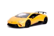 DIECAST CAR W/DISPLAY CASE LAMBORGHINI HURACAN PERFOMANTE JADA 99707/4 1/24