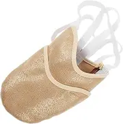 Gogogmee 1 Pair Breathable Non Slip Toe Guards for Adult Ballet Dance Half Sole Pads for Grip and Stability Yoga Belly Dancing and Home Use Lightweight Comfortable and Portable