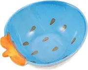 WATIIFUFU Ceramic Fruit Plate Dinner Plate Fruit Bowl for Kitchen Counter Decorative Serving Bowl