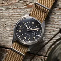 在飛比找PChome24h購物優惠-SEIKO 精工 5 Sports系列 Lineup 軍裝風