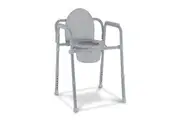 Altus Multifunction Commode Chair Toilet Raised Seat Safety Frame - Grey