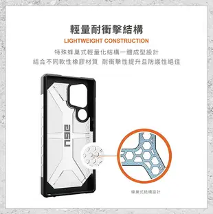 『UAG』耐衝擊保護殼-透明 for Samsung S24 Ultra 手機防摔保護殼 防摔殼