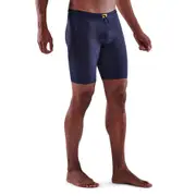 Skins Men's Series-5 Activewear Powershorts Navy Blue