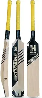 Heega Bigbully Mongoose Type Kashmir Willow Cricket bat(Pre-Knocked) | Free Bat Cover | Well Balanced | Short Blade Longer Handle