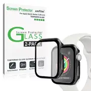 amFilm (2 PK) Case and Screen Protector for Apple Watch Series 3 (38mm - iWatch)