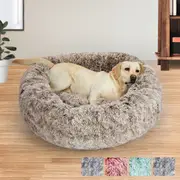 Pawz Pet Dog Cat Calming Bed Warm Soft Plush Sleeping Kennel Removable Washable
