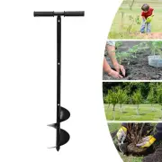 6" Manual Hand Earth Auger Fence Post Drill Soil Digger Hole Borer Digger Bit AU