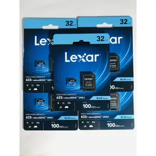 Sdhc Lexar 專業 633x 存儲卡 128G-64G-32G 和 Sandic 128G