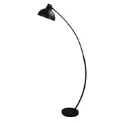 Lucas Arced Black Floor Lamp