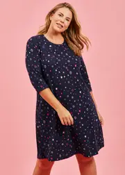 [Taking Shape] Taking Shape Lounge Starry Night Nightie Size 26 in Print - Plus Size Women's Clothing Print