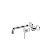 BK MORGAN RUND Chrome/Matt Black/Brushed Nickel/Brushed Gold/Brushed Bronze/Brushed Gun Metal Premium Brass Basin/Bath Mixer Set Trim Kit