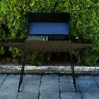 Folding barbecue grill for 9 skewers. Thickness 3 mm
