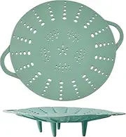 Alimat PluS 1 Pack Large Steamer Basket, Silicone Vegetable Steamer Basket with Handles and Strong Feets Compatible with 6 Qt and 8 Qt Cooking Pots(For Large Pot)