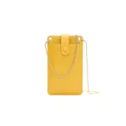 Nevenka Woven Pattern Cell Phone Wallet Mini Crossbody Bags With Card Slot-Yellow