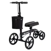 2025 Deluxe Medical Knee Walker Scooter Steerable 10" Wheels Knee Scooter Blue