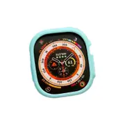 Nevenka Silicone Candy Protective Case for Apple Watch S8 Ultra-MintGreen