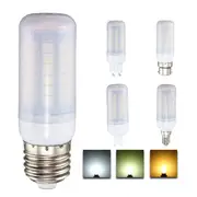 E27 E14 B22 G9 GU10 4.5W 48 SMD 5050 LED Pure White Warm White Natural White Cover Corn Bulb AC 220V GU10 PURE WHITE