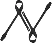 2PCS Adjustable Ski Pole Wrist Straps Comfortable and Durable Support for Skiing Trekking Hiking Walking Sticks Versatile Use with Enhanced Stability
