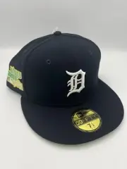New Era 59Fifty Home Blue Hat Detroit Tigers World Series 1984 Fitted 7 1/4 New