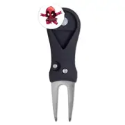 Deadpool Chibi Marvel Superhero Golf Ball Marker +Switchblade Divot Tool
