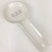Rae Dunn Spoon Rest Holder FaLaLa Farmhouse Utensil Ivory