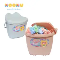 在飛比找PChome24h購物優惠-【MOOMU】馬卡龍香草軟積木 120pcs 收納桶裝組 -