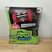 Really RAD Robots - Remote Control & Voice Command Rare TURBO BOT **Box Dmg READ