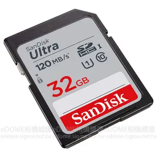 SanDisk Ultra SD SDHC 32GB C10 120MB/S 800X 高速記憶卡 (增你強/群光代理終身保固) 32G SDSDUN4-032G