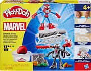 Play-Doh Marvel Spider-Man Launch & Slice Battle Playset with 2 Action Figures