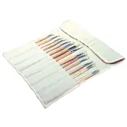Jasart 18 Brush Bundle w/ 36.5x7.5cm Roll up Canvas Holder Storage Organiser