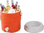 Insulated Beverage Cooler - Long-Lasting Insulation Camping Coolers|Gallon Portable Sports Cooler Water Beverage Dispenser|Drink Dispensers for Outdoor Events Parties| Small Ice Box, Water Cooler