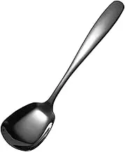 Square Head Spoons, Stainless Steel Dinner Tablespoons, Rice & Soup Spoons, Coffee Spoons, Slightly Big Tea Spoons, Mirror Finish & Dishwasher Safe Flatware Spoons-Rose Gold