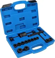 Motorcycle Brake Caliper Piston Removal Tool Set - Universal 12 Adapters Kit for Frozen Pistons, Brake Caliper Piston Extractor for Motorbikes