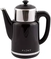 PLINT Black Kettle - 1.7 Litre Capacity - Double Wall Hot Water Kettle for Tea and Coffee - Fast Boil - 1500 W Cordless Electric Kettle - BPA Free - Dry Protection - Anti Slip 360° Base Kettle