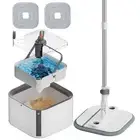 Upgraded Self-Standing Spin Mop and Bucket System, Detachable Inner Mop Bucke...