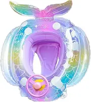 Baby Swim Float, Swimming Float Boat with Steering Wheel Horn for Kids Toddlers Age 1-4 Boys Girls Inflatable Ride-ons Summer Pool Swim Ring Beach