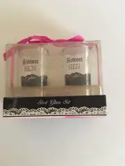 Hottest Hen Shot Glasses X 2