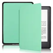 Flip Leather Folio Case Cover Magnetic for Amazon Kindle Paperwhite 11th 2021-Green