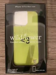 Wildflower Charli XCX BRAT iPhone Case 15 Pro Max Brand New IN HAND! Never Used!