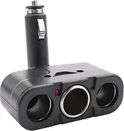 Tuperoymse 3 Way Socket Car Lighter Splitter Led Adapter