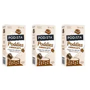 3x 10PK PODiSTA Poddies Chocolate Sugar Free Nespresso Compatible 100g