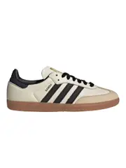 Adidas | Samba OG Shoes in Cream White, Core Black, Sand Strata | The UNDONE
