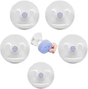 5 Pack Sponge Holder Organizer for Kitchen Sink, Sponge Caddy for Scrub Daddy Sponges Holder, Dish Sponge Holder for Scrub Mommy Holder, Cute Sponge Holder for Smiley Sponge, Sponges Not Included