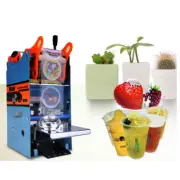 Electric Semi-automatic Tea Cup Sealer Sealing Machine Bubble 300 Cups/hour