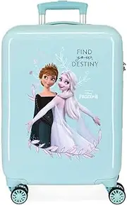 Disney Frozen Memories Kabinentrolley, Blau, 38 x 55 x 20 cm, Starr, ABS-Kombinationsverschluss