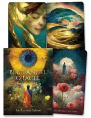 BLUE ANGEL ORACLE KIT Deck Card Set tarot cards Fantasy Art Angels magic magick