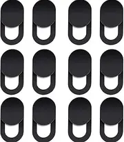 30Pcs Webcam Cover Slider for Privacy, Ultra Thin Laptop Camera Cover Slider, ABS Material, Compatible with Computer, MacBook, Laptop, iPhone, and Cell Phones, Black