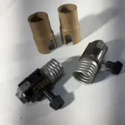 2 Medium size rotary switch Bulb sockets J